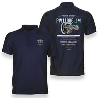Thumbnail for PW1100G-JM design on navy blue polo