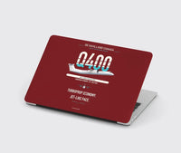 Thumbnail for De Havilland Dash 8-400 design on dark red MacBook case