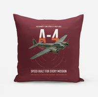 Thumbnail for Junkers Ju 88A-4 design on dark red pillow