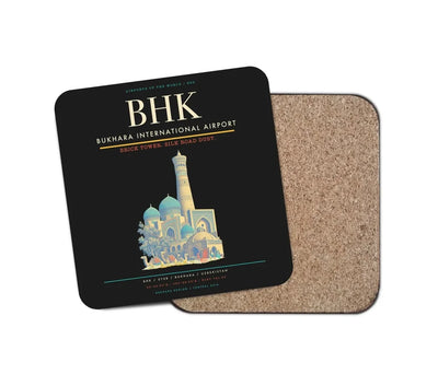 Bukhara International Airport BHK Coaster 1-Piece - Black