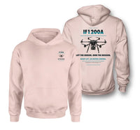 Thumbnail for Inspired Flight IF1200A design on pink hoodie