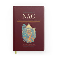 Thumbnail for Dr. Babasaheb Ambedkar International Airport (NAG) design on dark red notebook