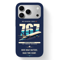 Thumbnail for Boeing 767-300F design on navy blue magsafe iphone case