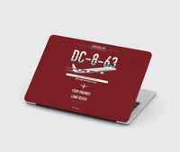 Thumbnail for Douglas DC-8-63 design on dark red MacBook case