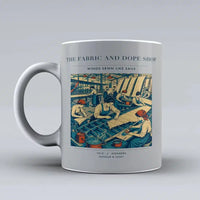 Thumbnail for VINTAGE G4168 - The Fabric And Dope Shop - Ceramic Mug design on lightgray