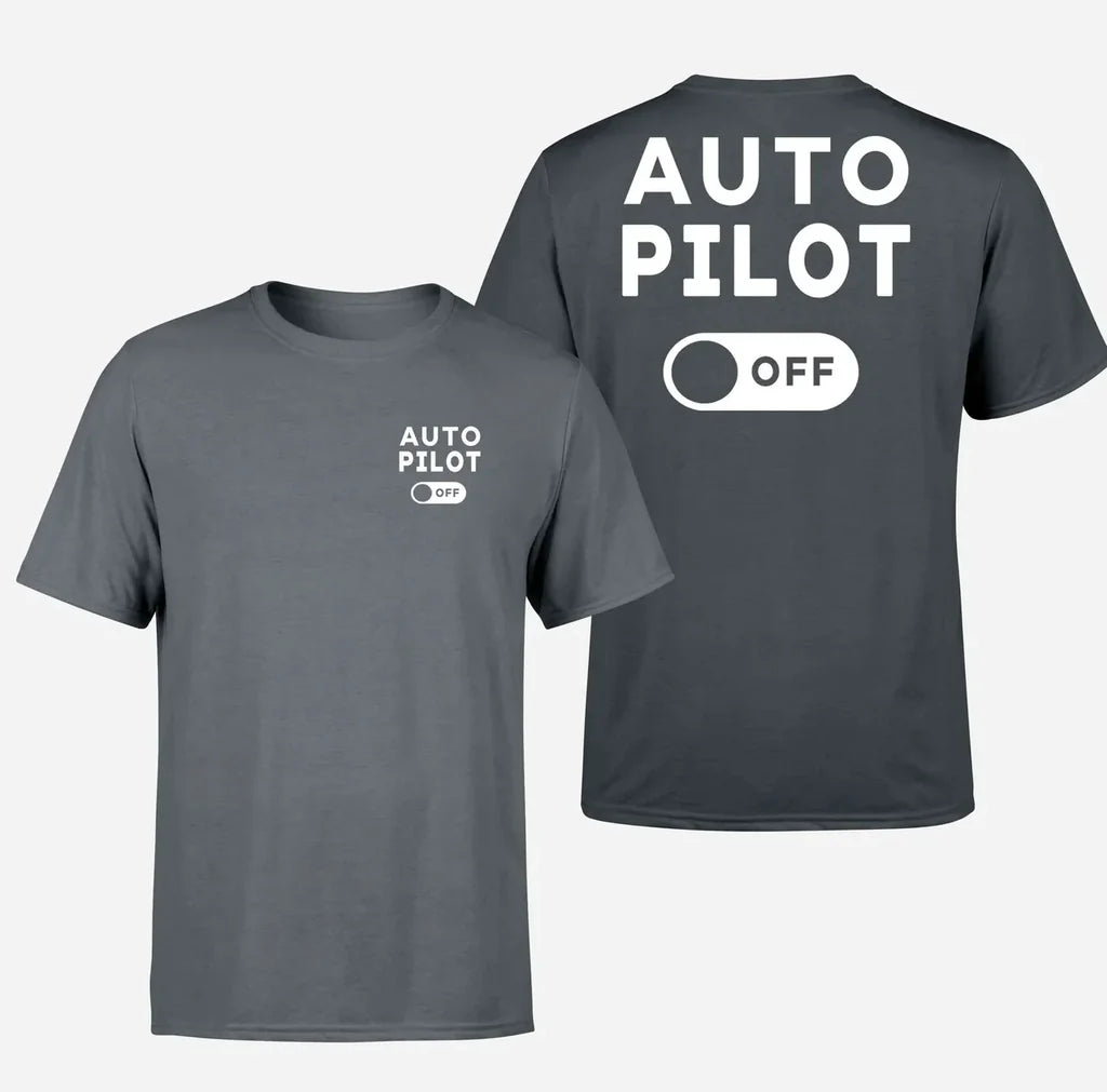 Auto Pilot Off Double-Side T-Shirts - view 12