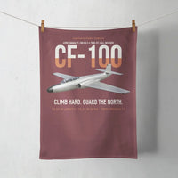 Thumbnail for Avro Canada CF-100 Mk5 Canuck Northern All Weather Interceptor design on dark red towel