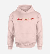 Thumbnail for Austrian Airlines logo printed on pink hoodie
