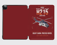 Thumbnail for Airbus H215 design on dark red ipad tablet case