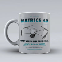 Thumbnail for Matrice 4D Mug design on light gray dji