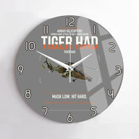 Thumbnail for Airbus Helicopters Tiger HAD design on gray no frame wall clock