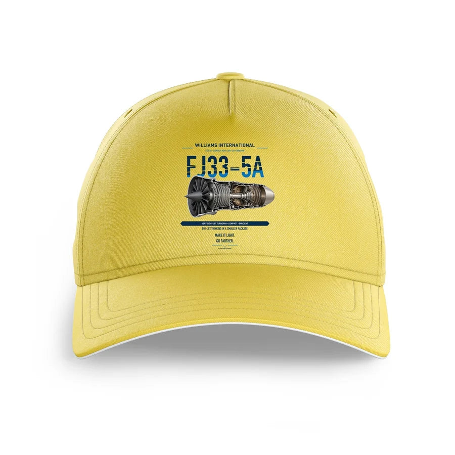 FJ33-5A design on yellow printed hat
