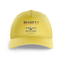 Thumbnail for Short Belfast C.1 design on yellow printed hat