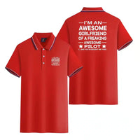 Thumbnail for Customisable I am an Awesome Girlfriend Polo Shirt - view 12