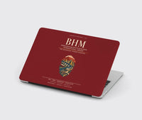 Thumbnail for Birmingham-Shuttlesworth International Airport (BHM) design on dark red MacBook case