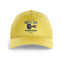 Thumbnail for RB211-524 design on yellow printed hat