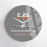 Thumbnail for E-6B Mercury design on gray no frame wall clock