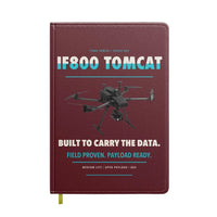 Thumbnail for Inspired Flight IF800 Tomcat design on dark red notebook