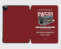 Thumbnail for PW500 design on dark red ipad tablet case