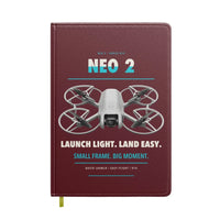 Thumbnail for DJI Neo 2 design on dark red notebook