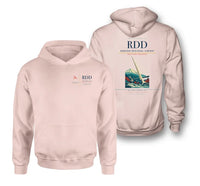 Thumbnail for Redding Regional Airport (RDD) design on pink double-side hoodie