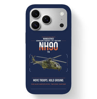 Thumbnail for NHIndustries NH90 TTH design on navy blue magsafe iphone case, for iPhone 17 Pro
