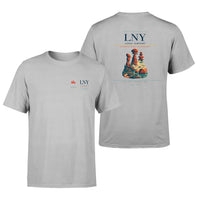 Thumbnail for Lanai Airport (LNY) design printed on light gray double-side t-shirt