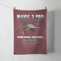 Thumbnail for DJI Mavic 3 Pro design on dark red towel