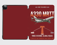 Thumbnail for Airbus A330 MRTT design on dark red ipad tablet case