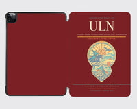 Thumbnail for Chinggis Khaan International Airport (ULN) design on dark red ipad tablet case