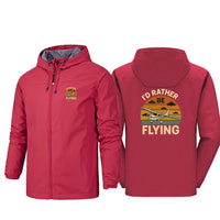 Thumbnail for I'd Rather Be Flying Rain Jacket - view 12