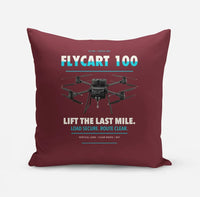 Thumbnail for DJI FlyCart 100 design on dark red pillow