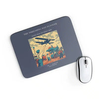 Thumbnail for VINTAGE G4389 - The Threshing Day Flyover - Designed Mouse Pads design on navyblue rectangle