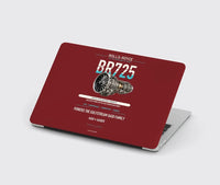 Thumbnail for BR725 design on dark red MacBook case