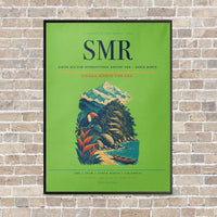 Thumbnail for Simón Bolívar International Airport SMR — Santa Marta vertical canvas print - framed - light green background