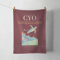 Thumbnail for Vilo Acuña Airport (CYO) design on dark red towel