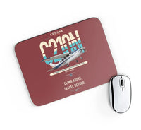 Thumbnail for Cessna T210N Centurion design on dark red rectangle mouse pad