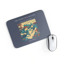 Thumbnail for VINTAGE G4530 - The Apprentice Riveter - Designed Mouse Pads design on navyblue rectangle
