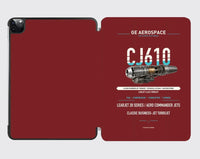 Thumbnail for CJ610 design on dark red ipad tablet case