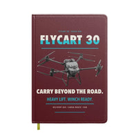 Thumbnail for DJI FlyCart 30 design on dark red notebook