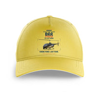 Thumbnail for Robinson R66 design on yellow printed hat