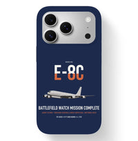 Thumbnail for E-8C Joint STARS design on navy blue magsafe iphone case, for iPhone 17 Pro