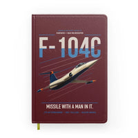 Thumbnail for F-104C Starfighter design on dark red notebook