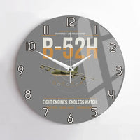Thumbnail for B-52H Stratofortress design on gray no frame wall clock