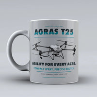 Thumbnail for Agras T25 Mug design on light gray dji