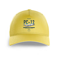 Thumbnail for Pilatus PC-12 PRO design on yellow printed hat