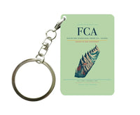 Thumbnail for Glacier Park International Airport (FCA) design on light green key chain