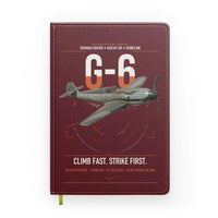 Thumbnail for Messerschmitt Bf 109G-6 design on dark red notebook