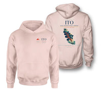 Thumbnail for Hilo International Airport (ITO) design on pink double-side hoodie