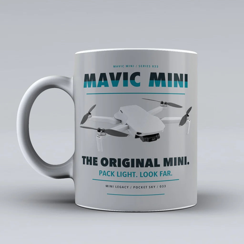 Mavic Mini Mug design on light gray dji